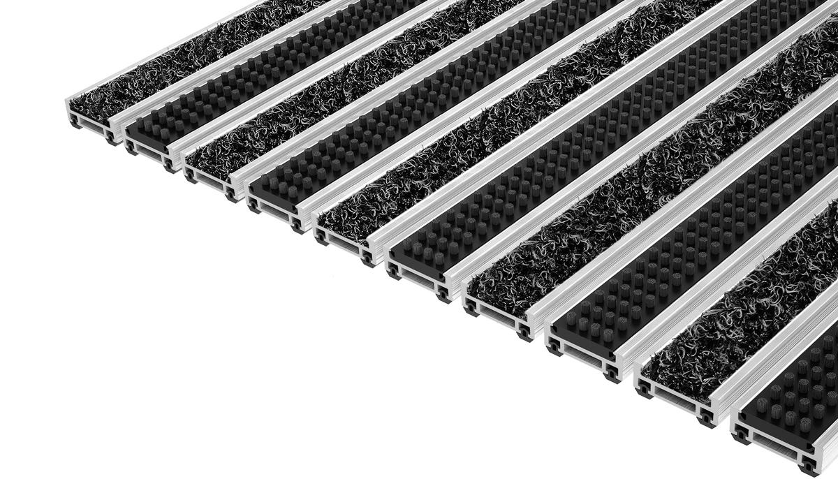 Entrance Mat Top Clean Stabil 12 Wave Insert And Cassette Brush